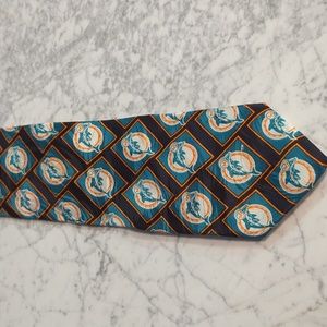 Vintage Used RM Sports Miami Dolphins Tie